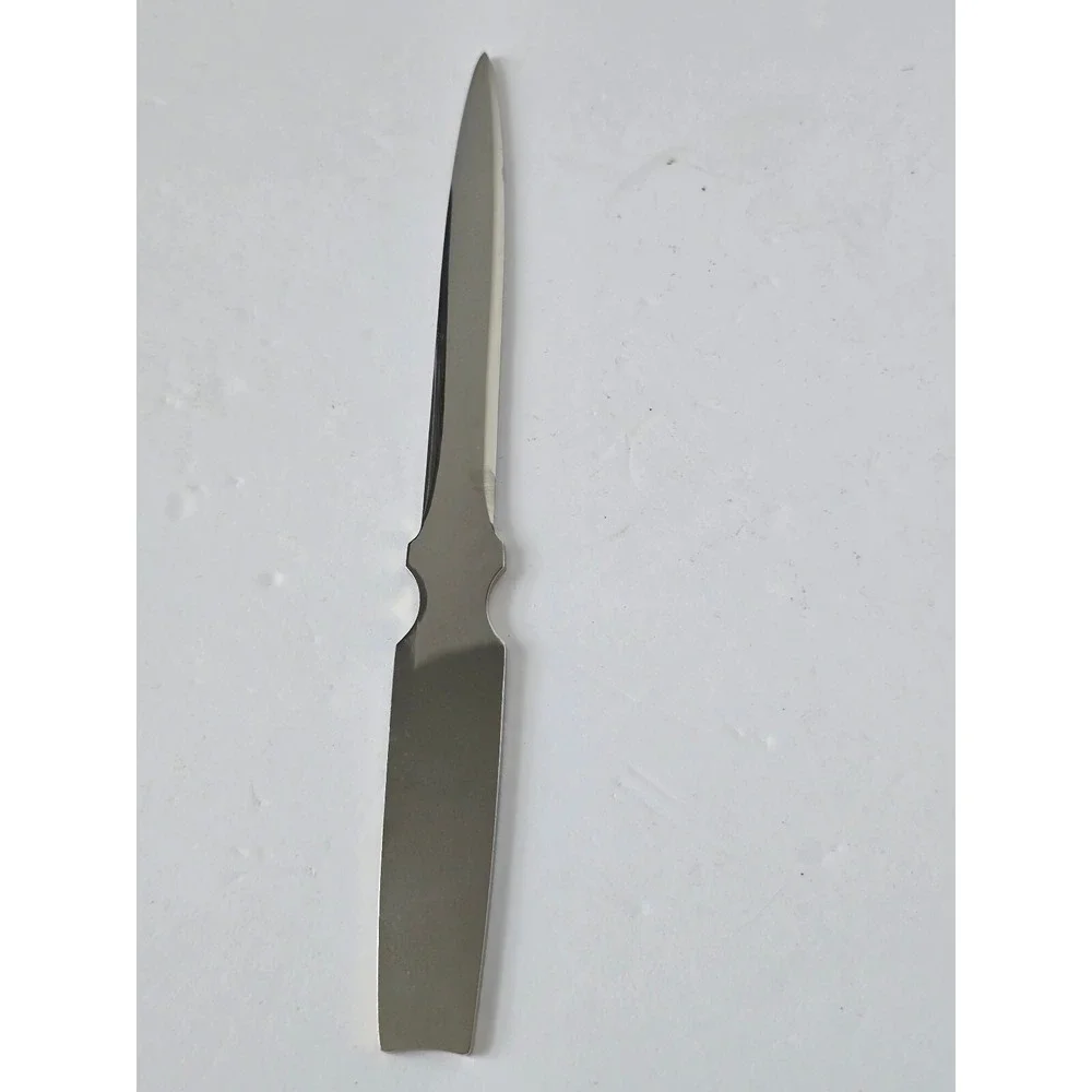 Elegant Stainless Steel Letter Opener with Decorative Handle